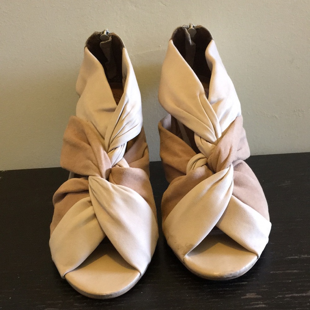 Jeffrey Campbell Stacked Heel Sandals - sz 8.5 - Picture 2 of 14